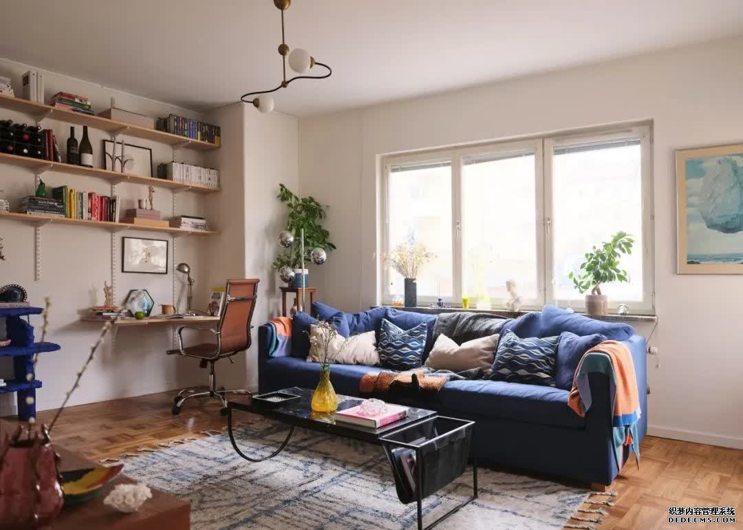 住在画里！47平的北欧公寓，风景宜人舒适松弛，描绘出温暖的生活愿景