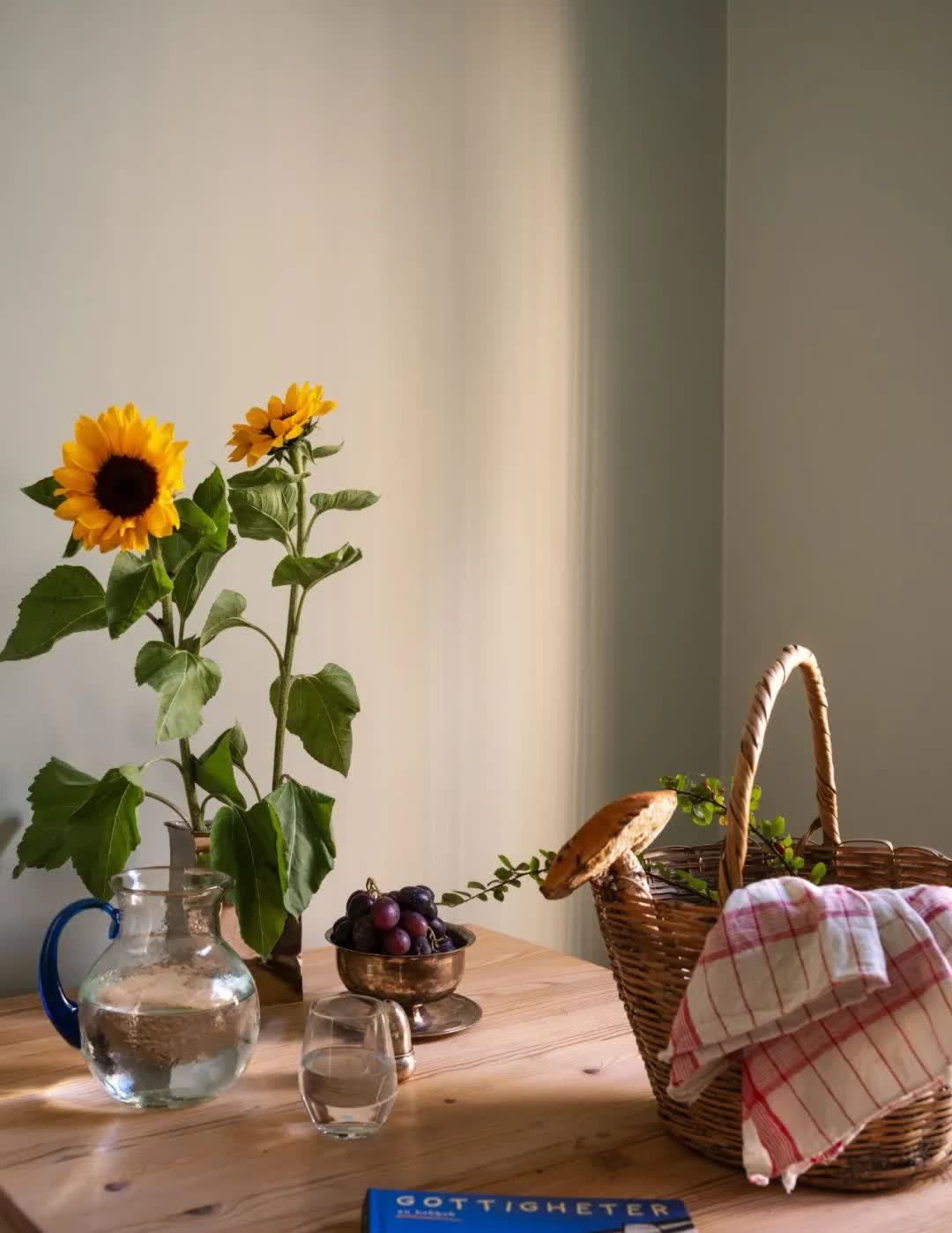 58平北欧公寓，绿色亚麻色营造自然氛围，更好的还原心中家的样子