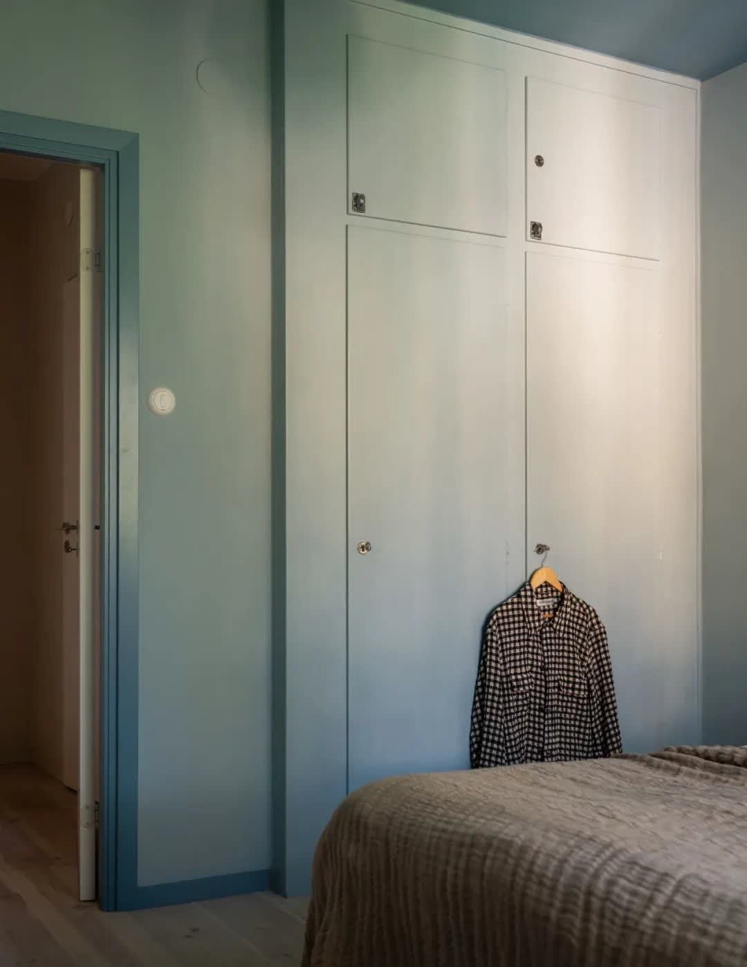 58平北欧公寓，绿色亚麻色营造自然氛围，更好的还原心中家的样子