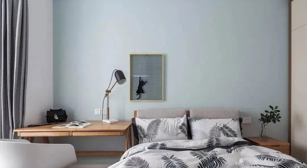 128㎡北欧小家，客餐厅巧用书桌隔断设计，这样的装修太赞了！